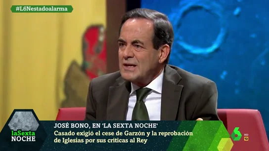 José Bono en la Sexta Noche José Bono en la Sexta Noche