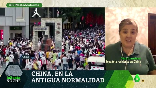 Sara Landesa, española residente en China Sara Landesa, española residente en China