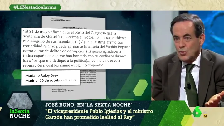 José Bono en laSexta Noche