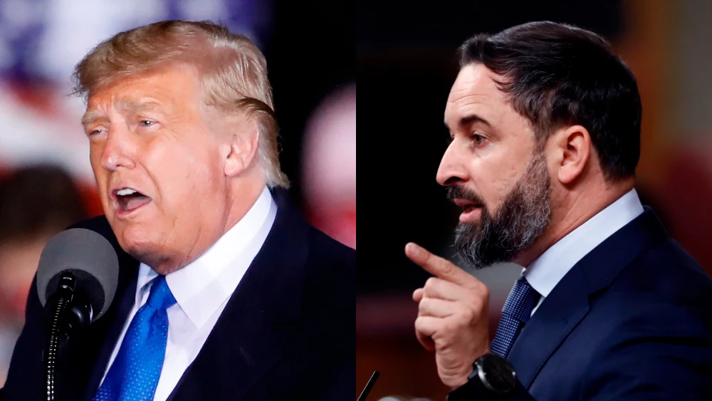 Santiago Abascal y Donald Trump