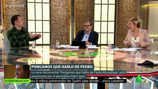 El guiño de Cristina Pardo a Iñaki López y Andrea Ropero El guiño de Cristina Pardo a Iñaki López y Andrea Ropero