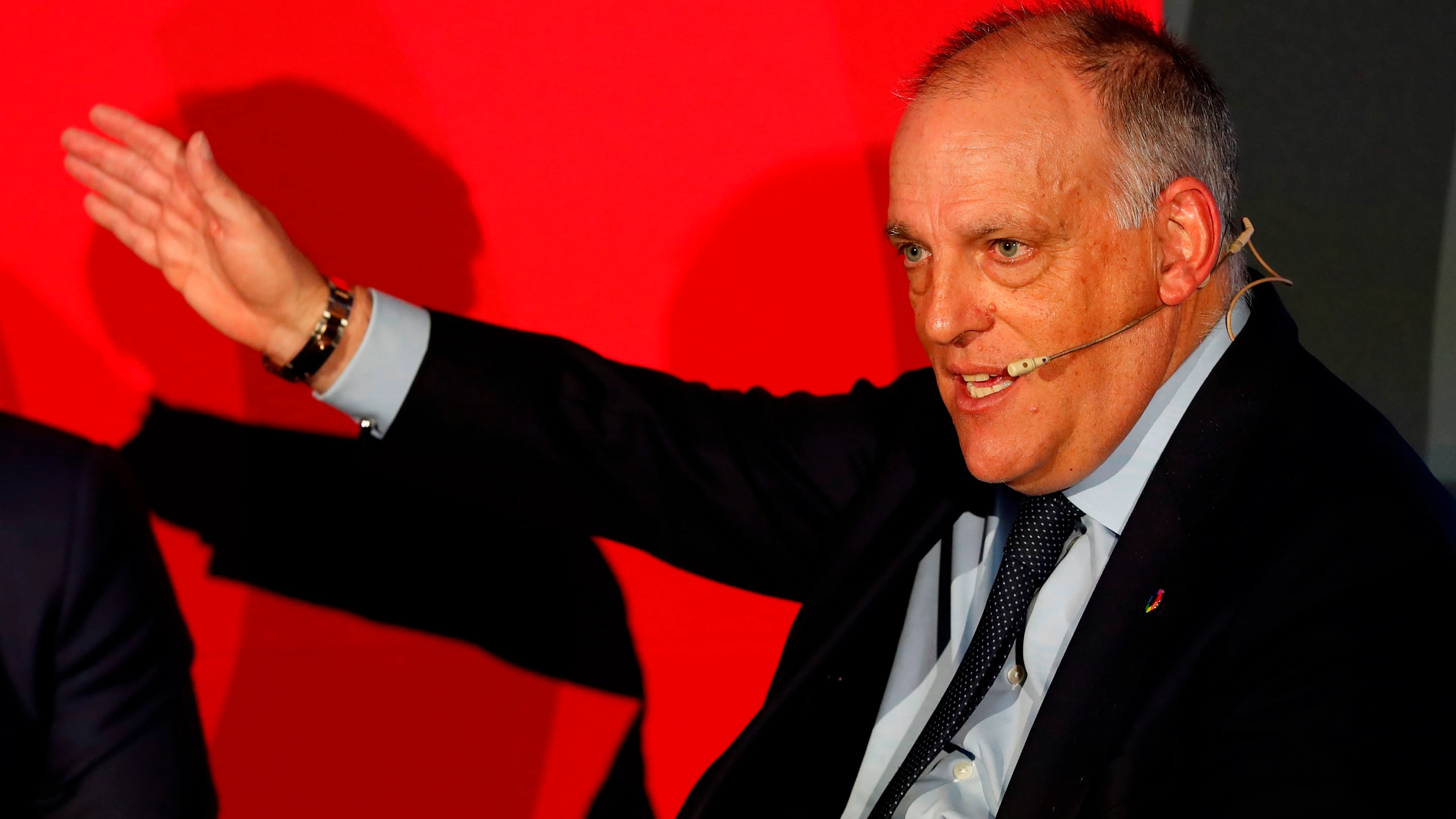 El presidente de LaLiga, Javier Tebas