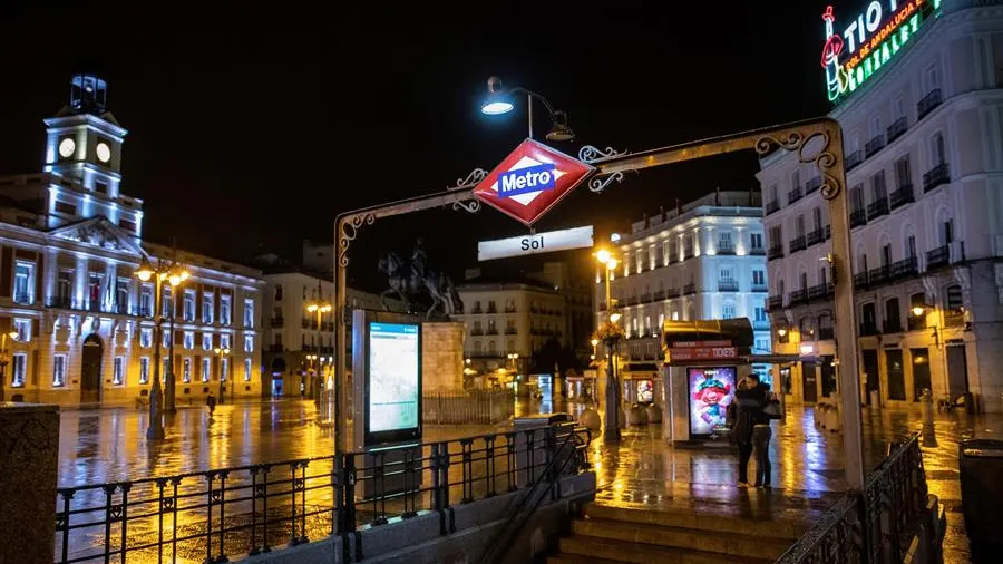 Estación de metro de Sol, en Madrid