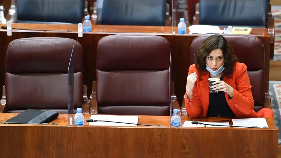 La presidenta de la Comunidad de Madrid, Isabel Díaz Ayuso