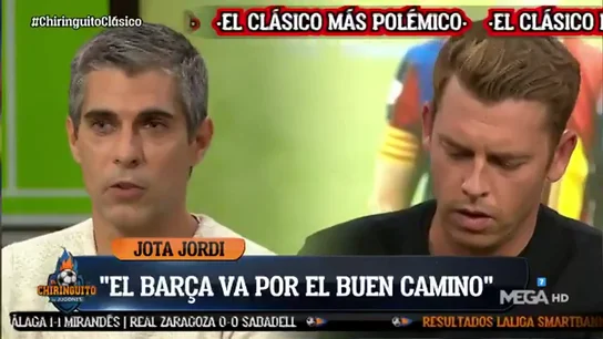 El vacile de José Luis Sánchez a Jota Jordi: "Es un placer compartir plató con Jota 'Manita' Jordi, el 'Nostradamus' del mundo culé" El vacile de José Luis Sánchez a Jota Jordi: "Es un placer compartir plató con Jota 'Manita' Jordi, el 'Nostradamus' del mundo culé"