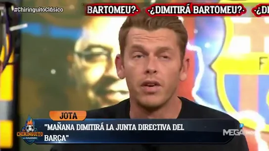 Noticia de Jota Jordi: "Josep María Bartomeu y toda su junta directiva van a dimitir este lunes" Noticia de Jota Jordi: "Josep María Bartomeu y toda su junta directiva van a dimitir este lunes"