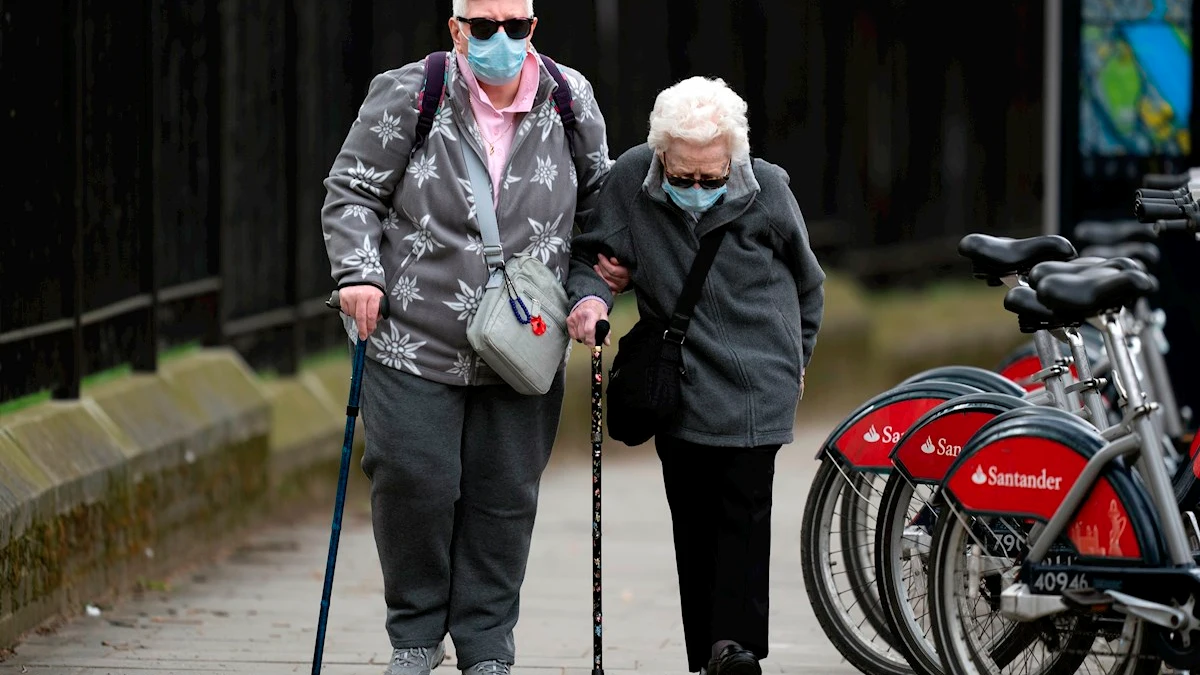 Ancianos durante de la pandemia