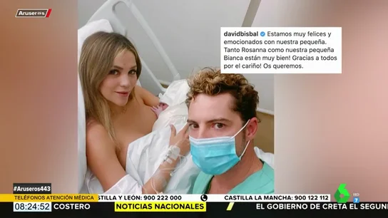 David Bisbal y Rosanna Zanetti se convierten en padres por segunda vez David Bisbal y Rosanna Zanetti se convierten en padres por segunda vez