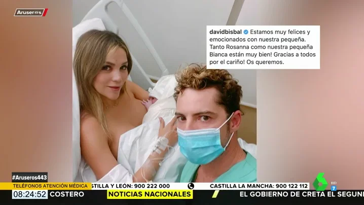 David Bisbal y Rosanna Zanetti se convierten en padres por segunda vez