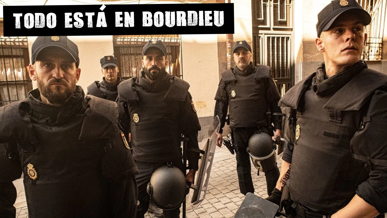 Fotograma de la serie Antidisturbios