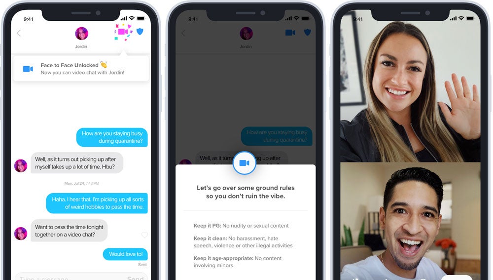 Nuevas citas online con videollamadas de Tinder.