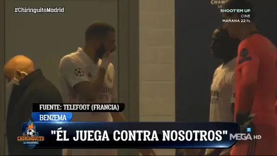 La presunta rajada de Benzema contra Vinicius: "Juega contra nosotros" La presunta rajada de Benzema contra Vinicius: "Juega contra nosotros"