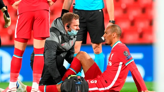 Fabinho, lesionado Fabinho, lesionado