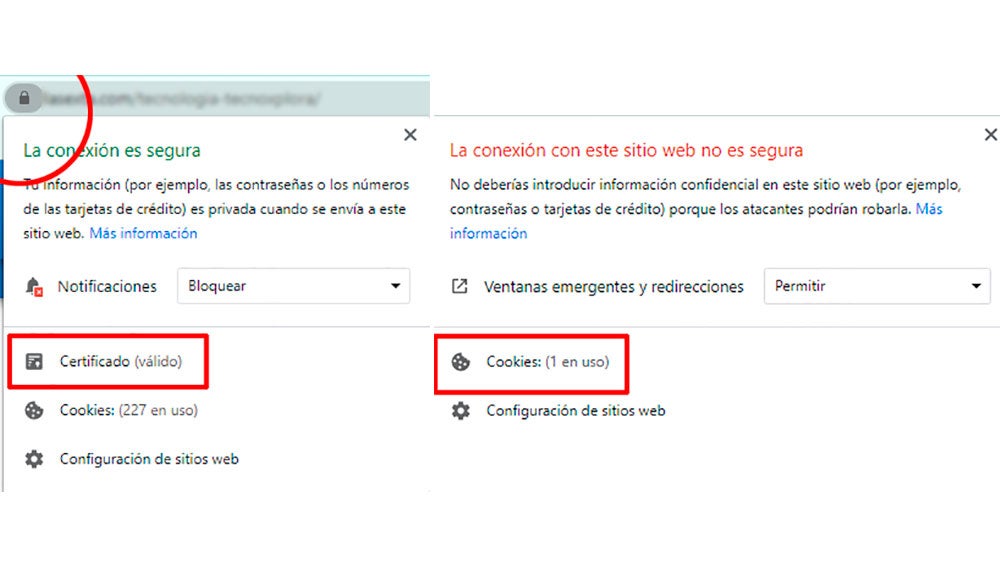 Así comprobamos si es segura la web