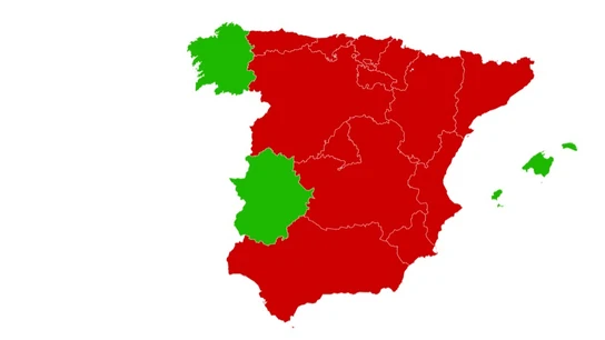 Mapa de confinamientos por CCAA Mapa de confinamientos por CCAA
