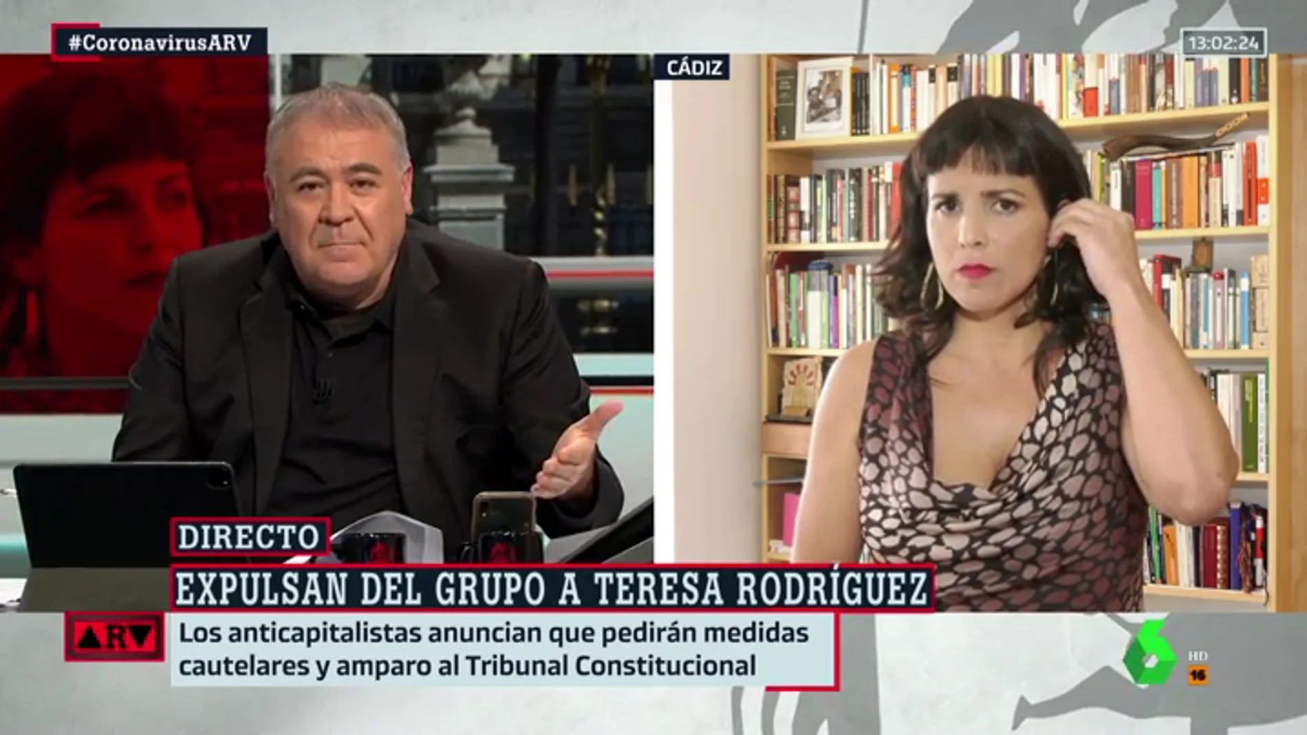 Teresa Rodríguez, sobre su expulsión del Parlamento andaluz: "Esto es una barbaridad democrática"