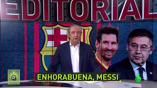 Bartomeu: "Messi, Bartomeu era el único problema que tenías para renovar, ¿no? ¿O acaso sólo era una excusa?" Bartomeu: "Messi, Bartomeu era el único problema que tenías para renovar, ¿no? ¿O acaso sólo era una excusa?"