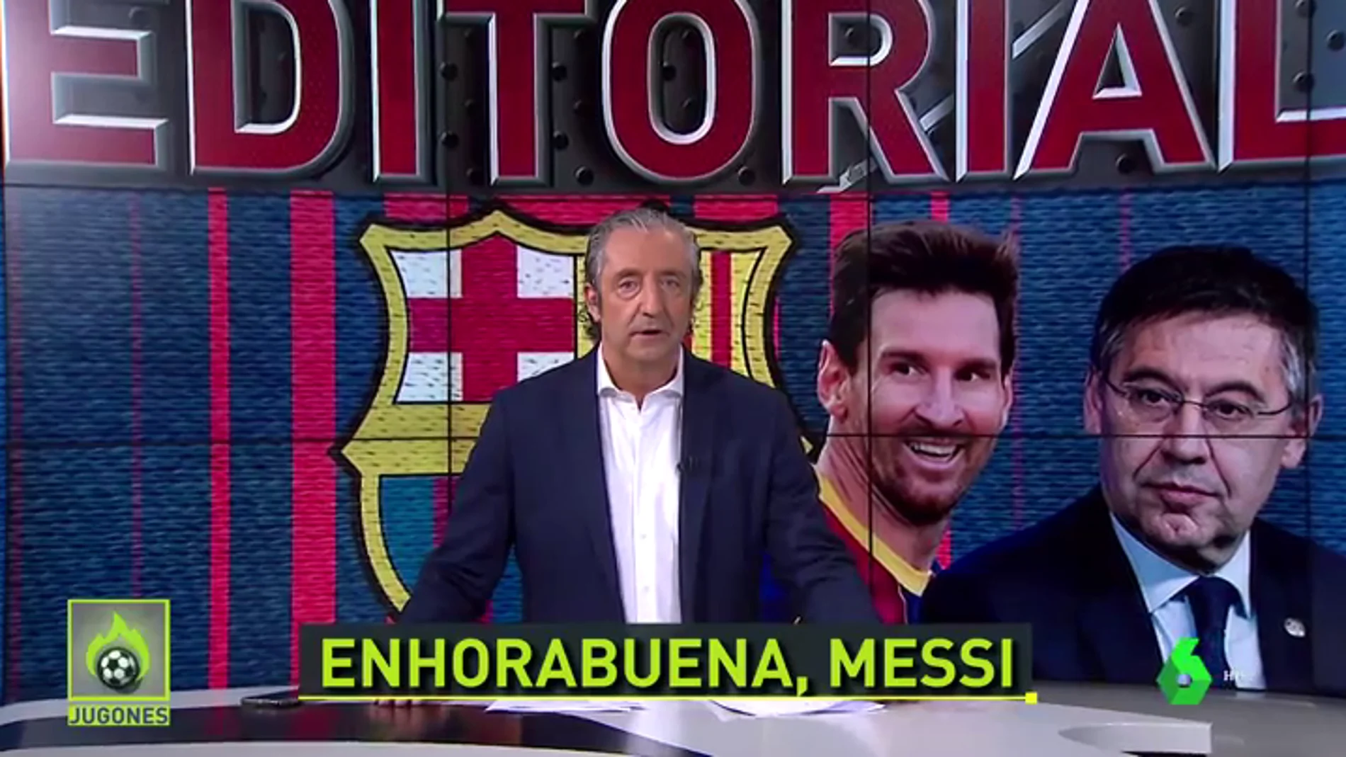 Bartomeu: "Messi, Bartomeu era el único problema que tenías para renovar, ¿no? ¿O acaso sólo era una excusa?"