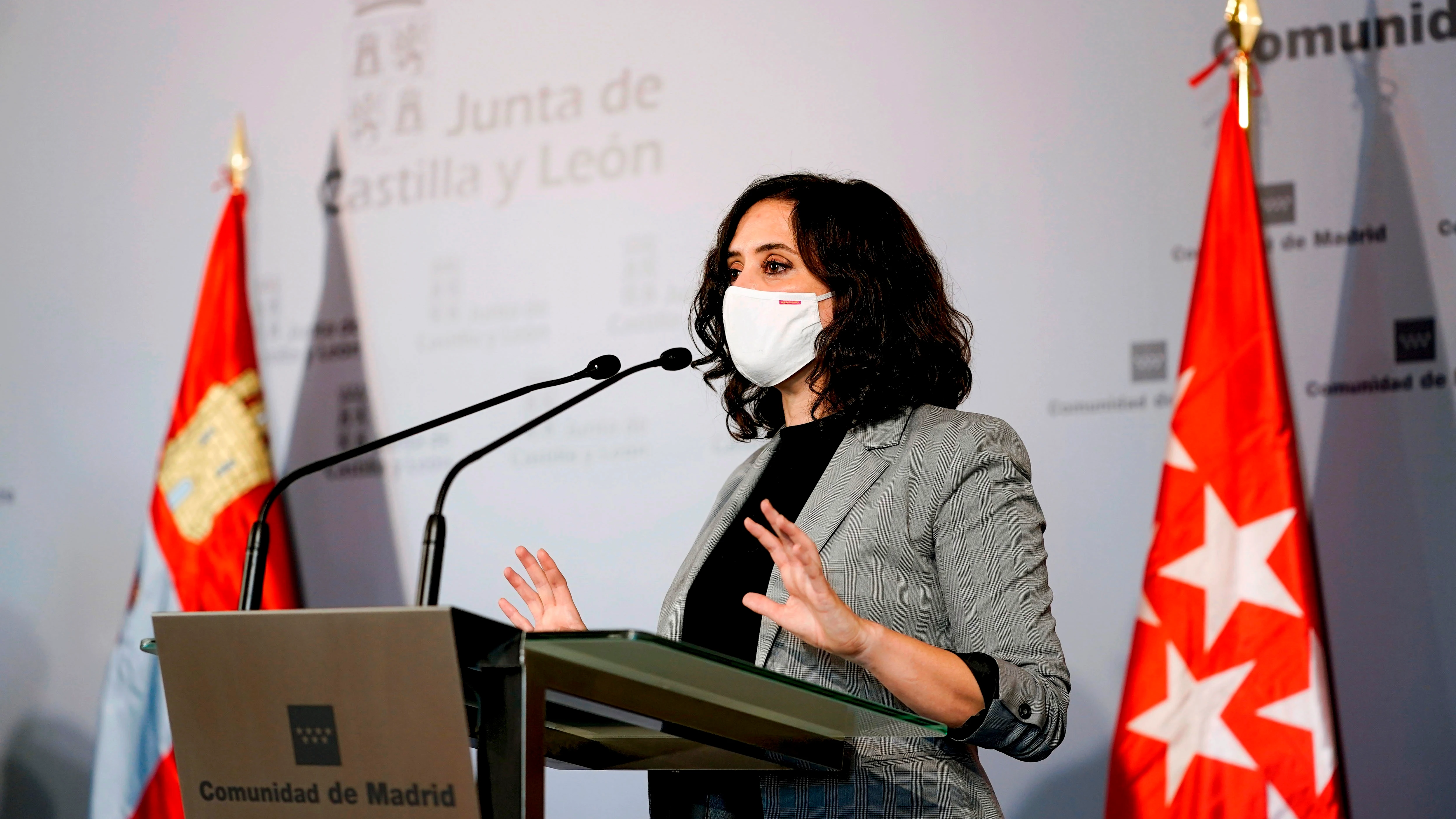 La presidenta de la Comunidad de Madrid, Isabel Díaz Ayuso