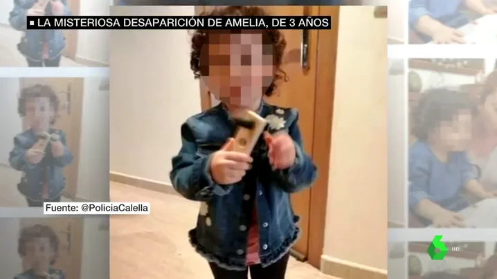 Amelia, la niña desaparecida por unas horas