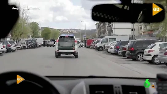 Imagen de una persecución policial en Granada Imagen de una persecución policial en Granada