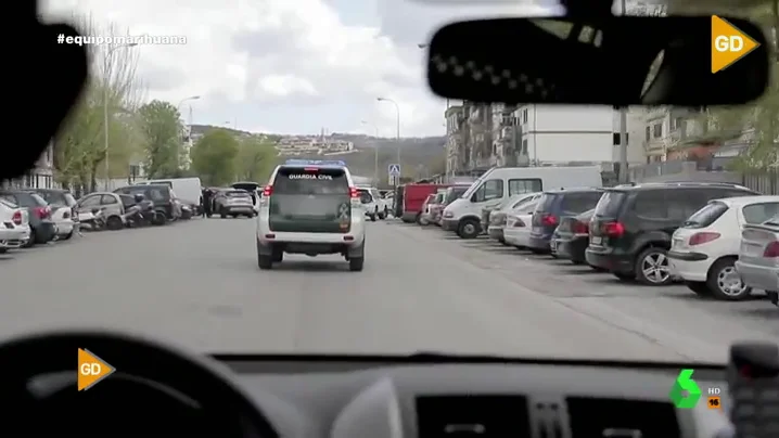 Imagen de una persecución policial en Granada