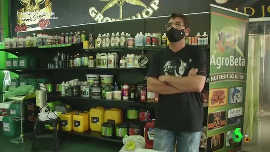 Imagen de un 'grow shop' Imagen de un 'grow shop'
