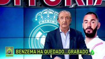 Pedrerol: "No hace que Zidane defienda a Benzeman, que pida perdón y punto"