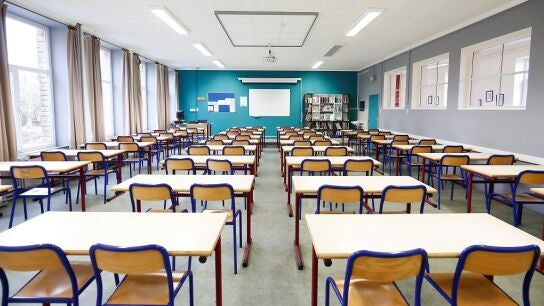 Imagen de archivo de una clase en B&eacute;lgica