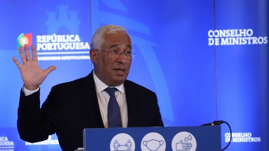 António Costa, primer ministro de Portugal, en rueda de prensa António Costa, primer ministro de Portugal, en rueda de prensa