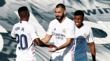 Benzema y Vinicius