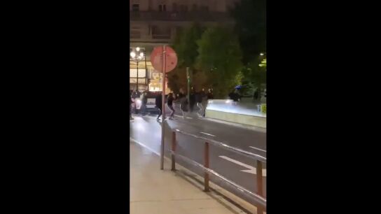 Imagen de los disturbios en Cantabria