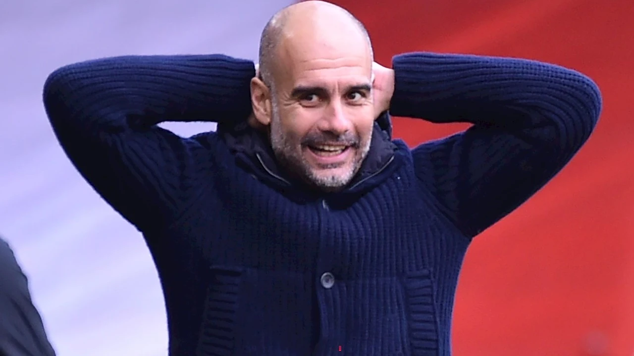 Pep Guardiola, en un partido