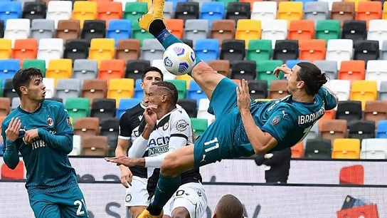 Ibrahimovic y su gran chilena Ibrahimovic y su gran chilena