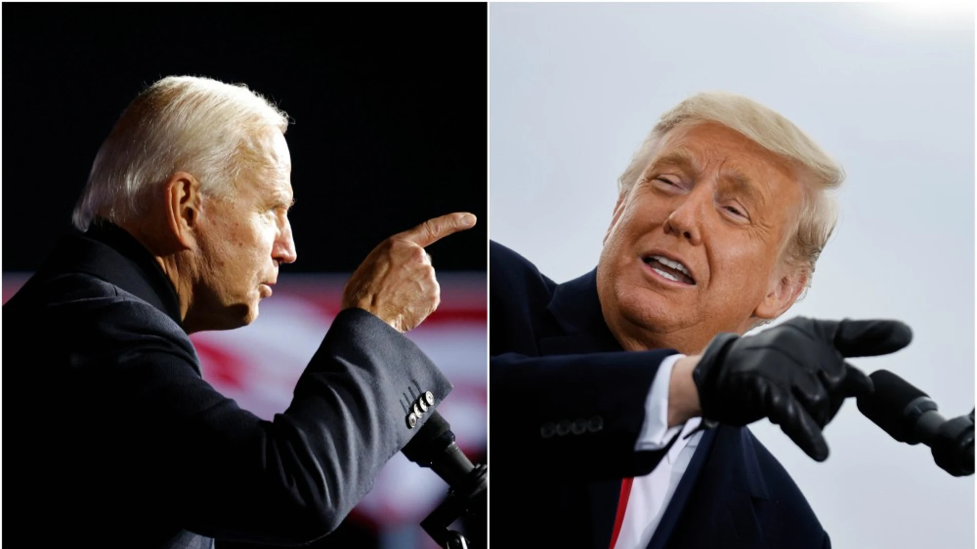 Joe Biden y Donald Trump, candidatos a la Casa Blanca