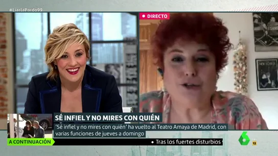 La actriz Teté Delgado anima a volver al teatro: "Quedarse demasiado en casa es malo para la salud mental" La actriz Teté Delgado anima a volver al teatro: "Quedarse demasiado en casa es malo para la salud mental"