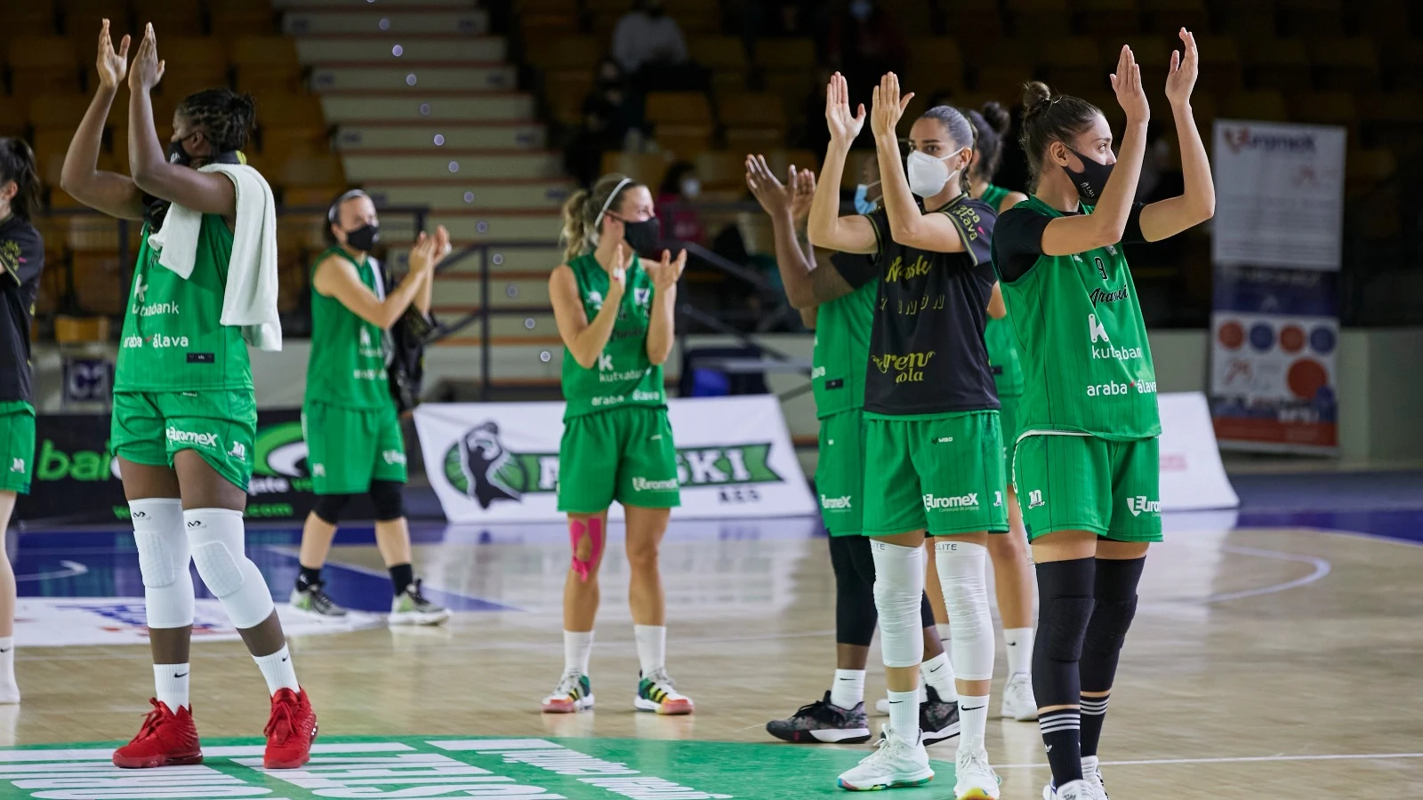 Las jugadoras del Kutxabank Araski