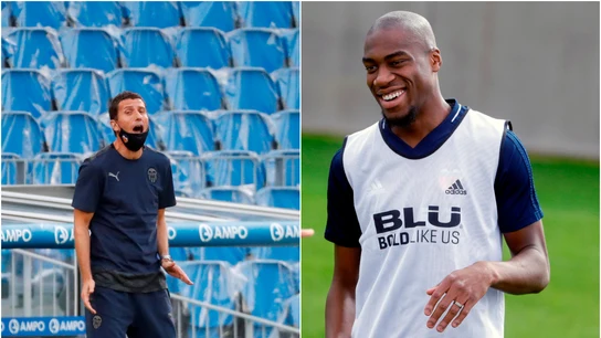 Javi Gracia y Geoffrey Kondogbia Javi Gracia y Geoffrey Kondogbia