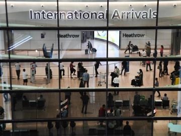 They investigate the finding of metal contaminated with uranium at Heathrow airport