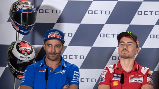 Iannone y Lorenzo en el GP de Misano El italiano sancionado cuatro años