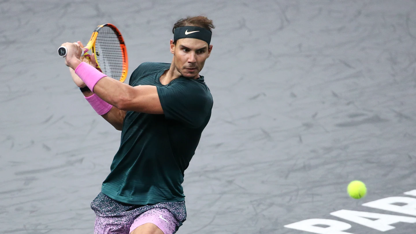 Rafa Nadal, en el Masters 1000 de París El español perdió ante Zverev