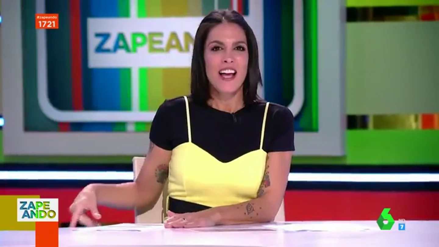 El mal rato de Lorena Castell en directo tras la pregunta incómoda de Dani Mateo sobre un hombre El mal rato de Lorena Castell en directo tras la pregunta incómoda de Dani Mateo sobre un hombre