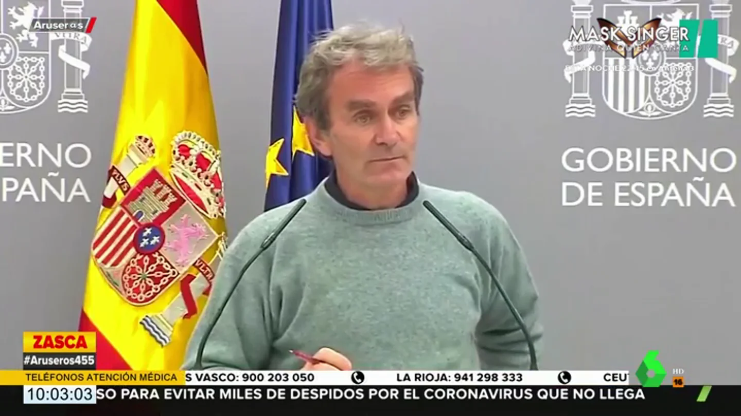 El corte implacable de Fernando Simón a una periodista que intentaba ser "precisa" en rueda de prensa El corte implacable de Fernando Simón a una periodista que intentaba ser "precisa" en rueda de prensa