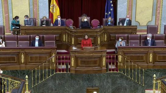 María Jesús Montero en el Congreso María Jesús Montero en el Congreso