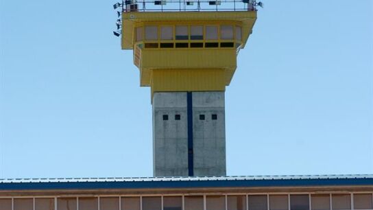 Vista de la c&aacute;rcel de Zuera en Zaragoza