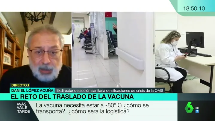 un exdirectivo de la OMS desmiente "los bulos" que generan temor a la vacuna contra el COVID: "Será segura y eficaz"