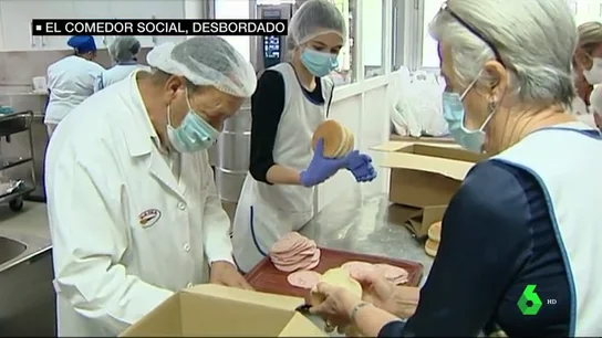 Comedores sociales, desbordados, obligados a pedir ayuda para poder dar de comer a los más vulnerables Comedores sociales, desbordados, obligados a pedir ayuda para poder dar de comer a los más vulnerables