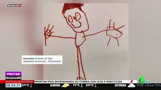 El divertido juego que ha propuesto Iker Casillas a sus seguidores con el retrato que le ha hecho uno de sus hijos  El divertido juego que ha propuesto Iker Casillas a sus seguidores con el retrato que le ha hecho uno de sus hijos