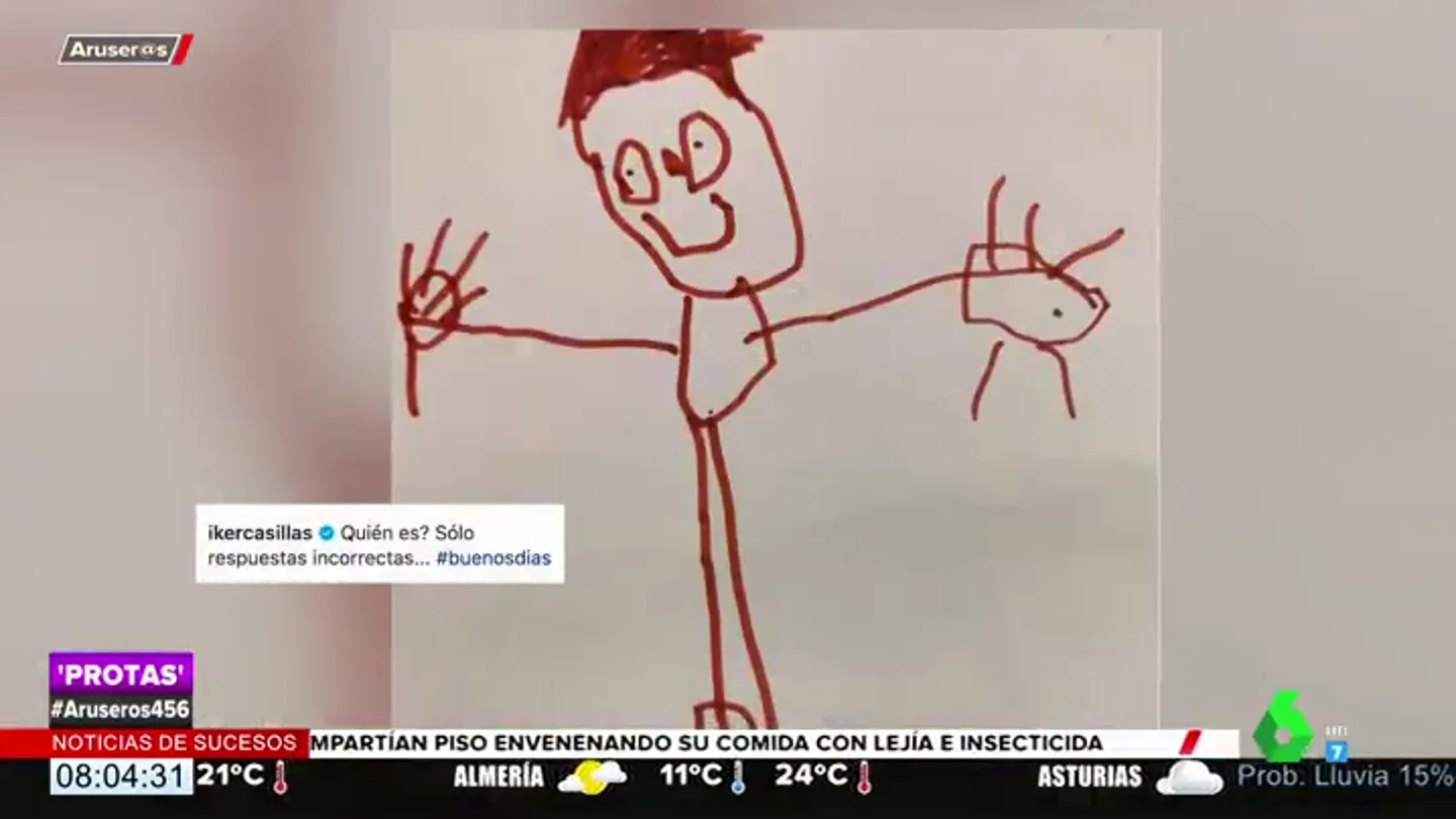 El divertido juego que ha propuesto Iker Casillas a sus seguidores con el retrato que le ha hecho uno de sus hijos El divertido juego que ha propuesto Iker Casillas a sus seguidores con el retrato que le ha hecho uno de sus hijos