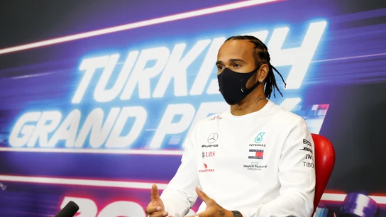 Hamilton en el GP de Turquía El británico quiere renovar con Mercedes